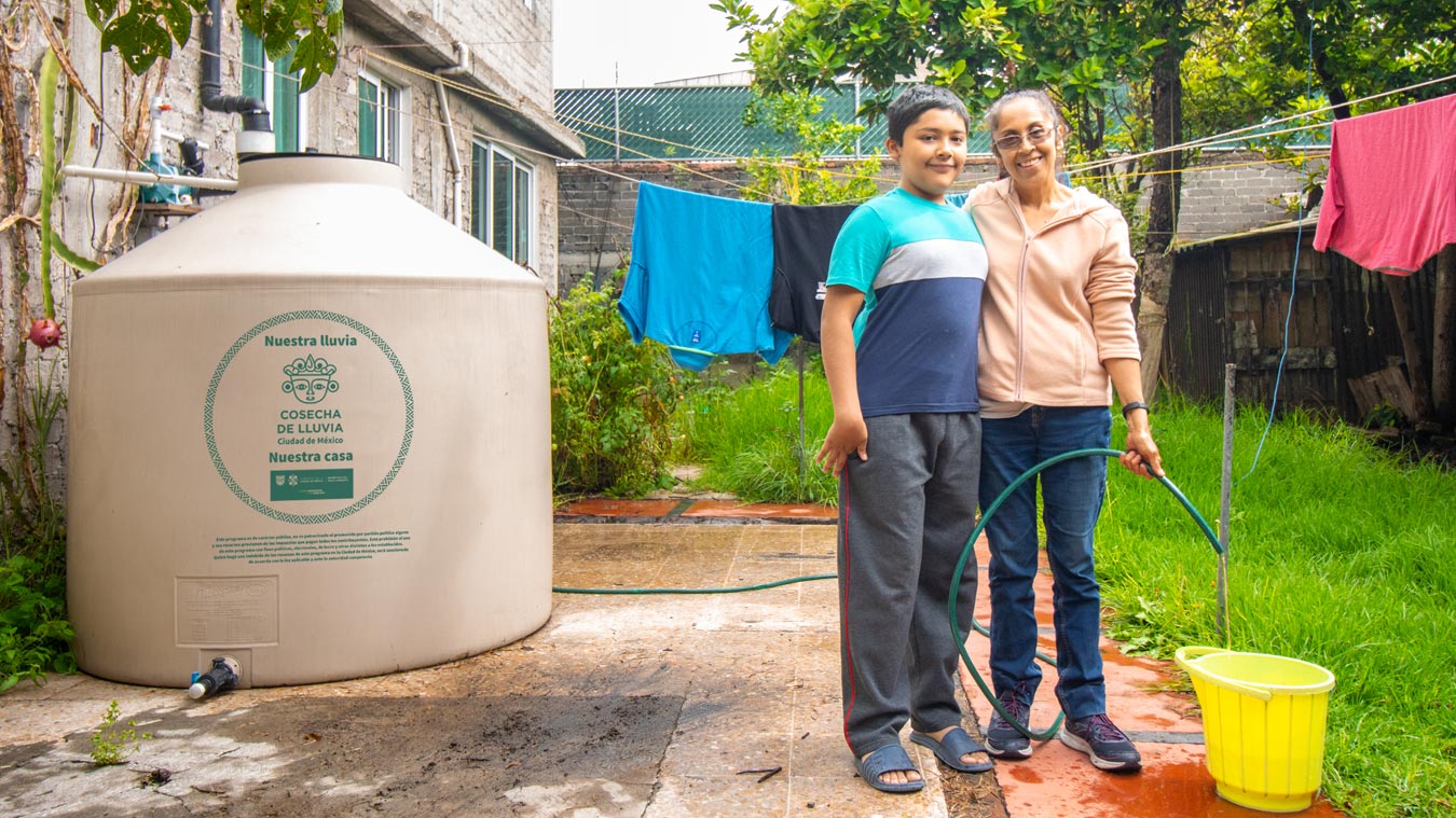 Va Ciudad de México por sistema amplio de captación de agua de lluvia