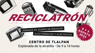 Jornada del Reciclatrón el viernes 8 y sábado 9 de agosto