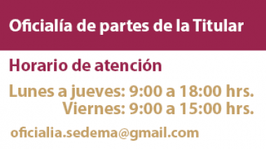 Oficialía de partes de la Titular